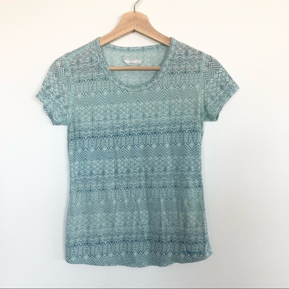 Marmot Katie short sleeve lightweight blue t-shirt base layer size small - Picture 2 of 5